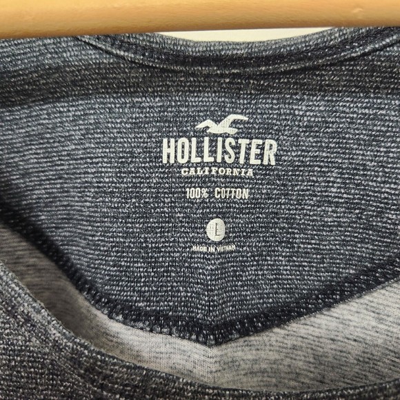 HOLLISTER Men's Round Neck Tank Top Wrinkle Resistant Size L - Picture 3 of 6